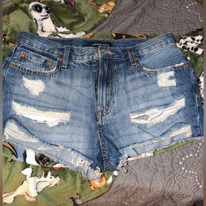 Aeropostale Vintage High Rise Denim Shorts